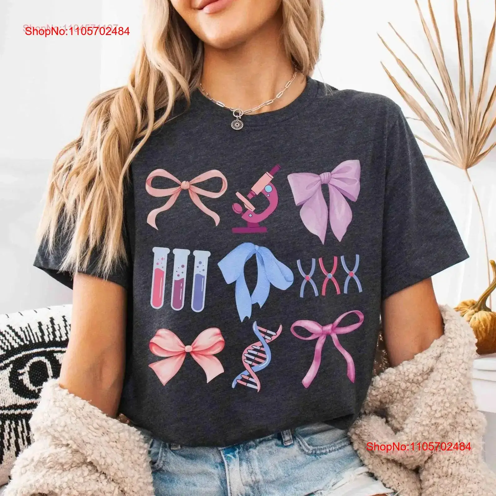 Medical Lab Technologist - Molecular Biology T Shirt Christmas Coquette