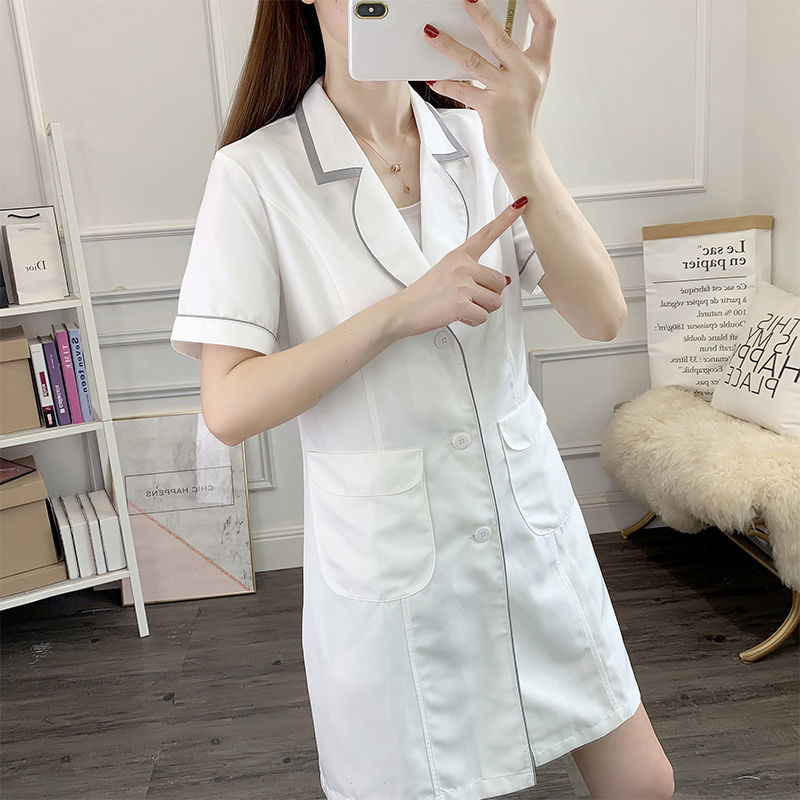 white short beauty uniform dre - Lab Coat Medical review and price