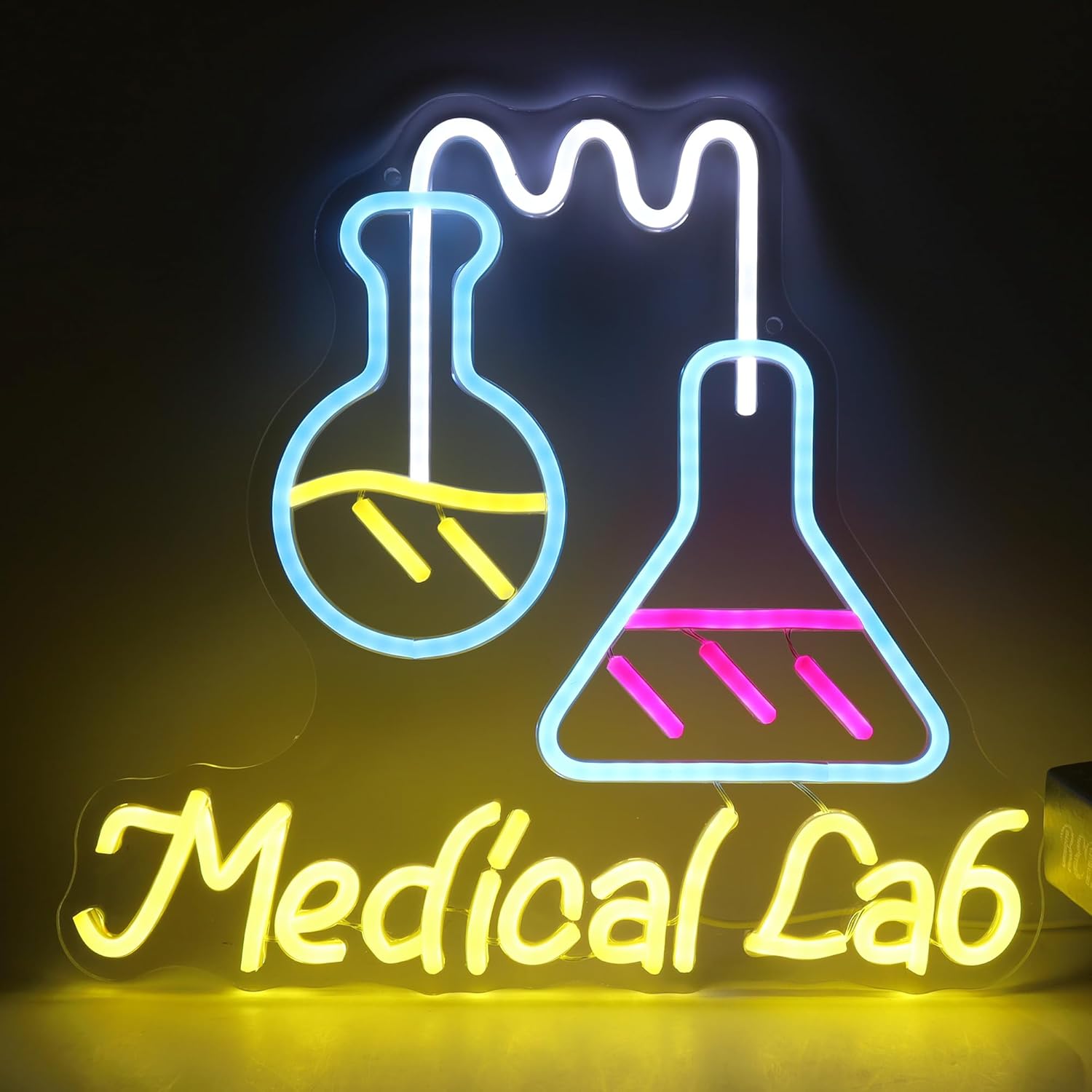 Science Laboratory Neon Sign U - Medical Lab Study review and price