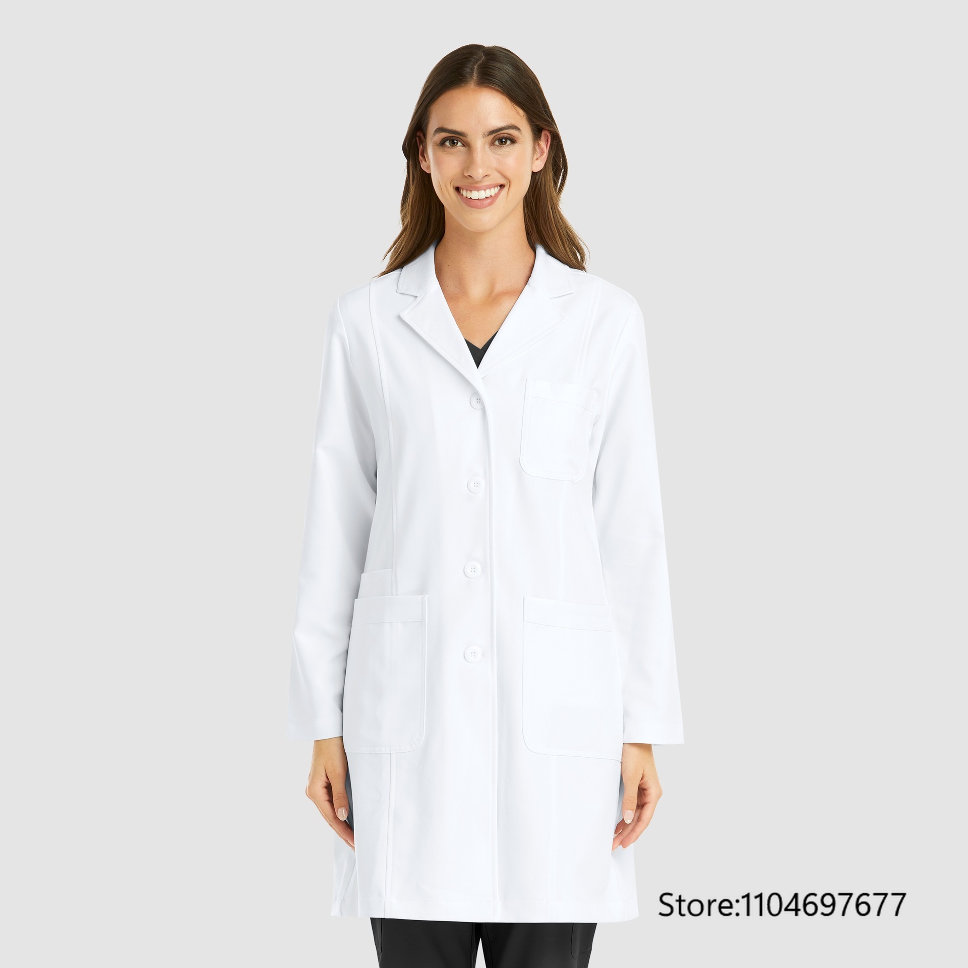 Multicolor Women's Long Sleeve - Lab Coat Medical review and price