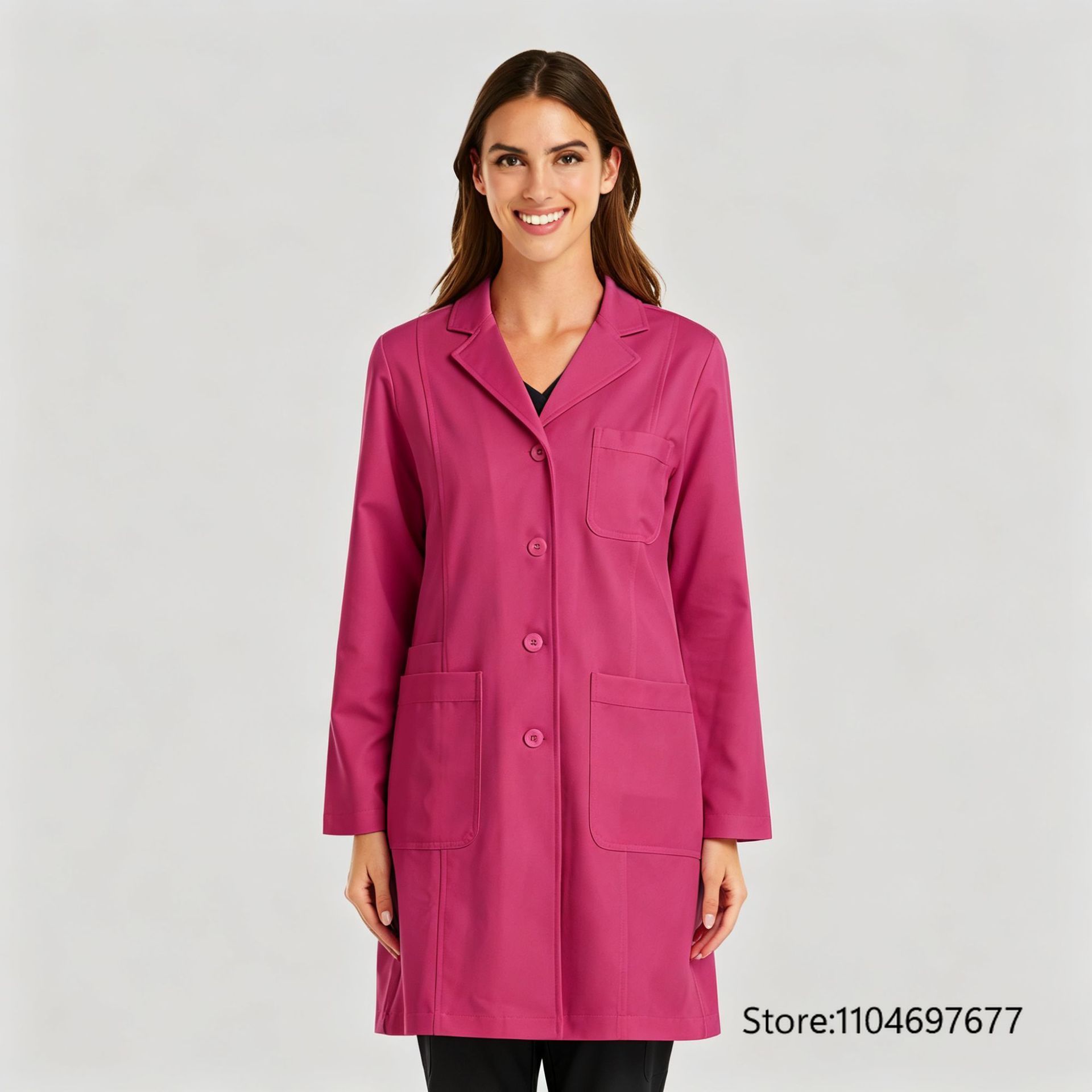 Multicolor Women's Long Sleeve - Lab Coat Medical review and price