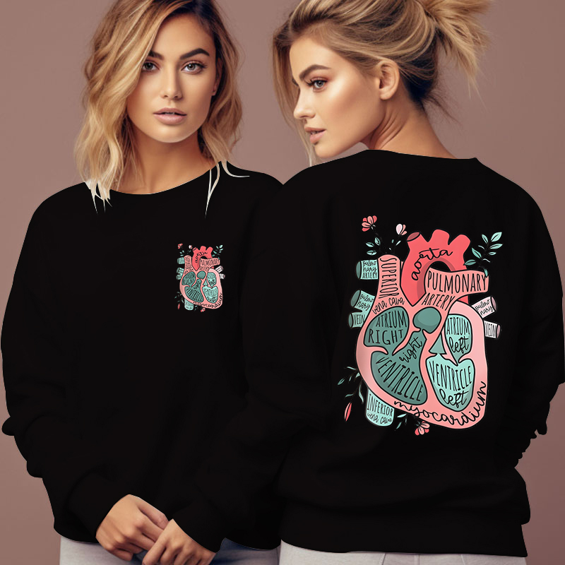 Anatomical Heart Flower Print  - Medical Lab Technologist review and price