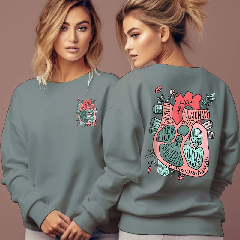 Anatomical Heart Flower Print  - Medical Lab Technologist review and price