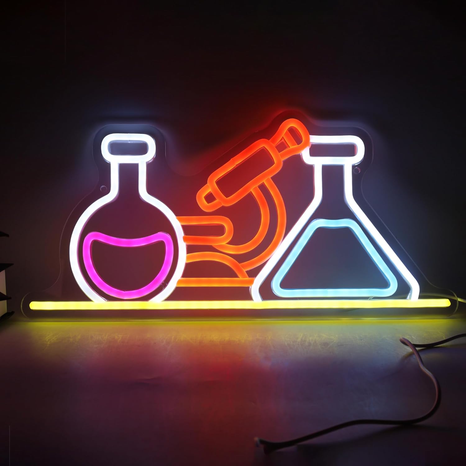 Science Laboratory Neon Sign U - Medical Lab Study review and price