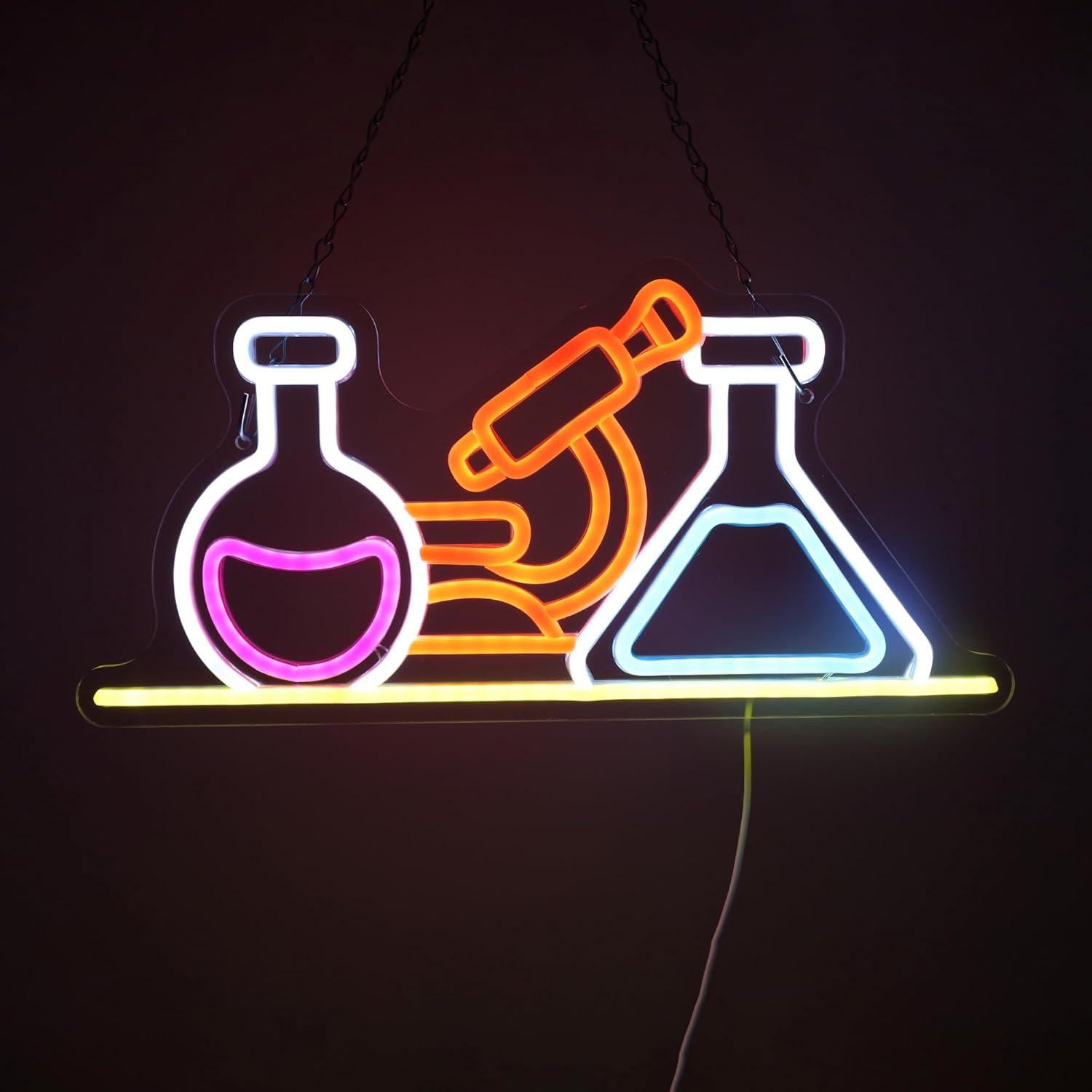 Science Laboratory Neon Sign U - Medical Lab Study review and price