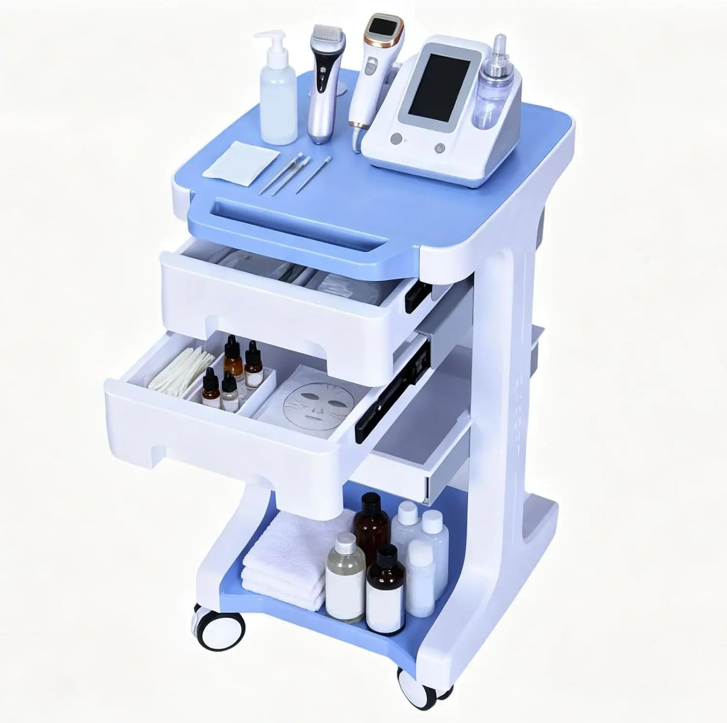 3 Tier Medical Rolling Cart wi - Medical Lab Ultrasound review and price