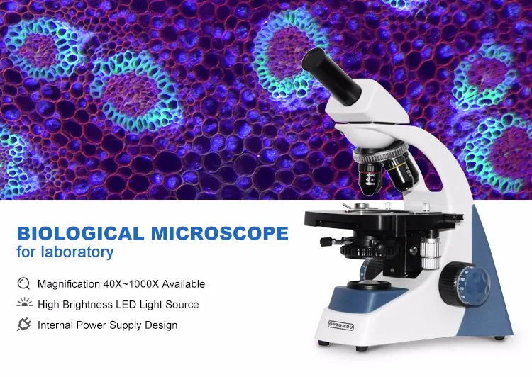 OPTO-EDU A12.1303-B 40x~1000x  - Medical Lab Microscope review and price