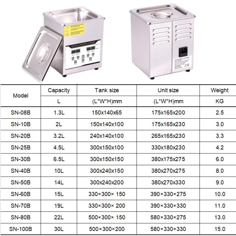 SN-08B 1.3L Electric Ultrasoni - Medical Lab Ultrasound review and price